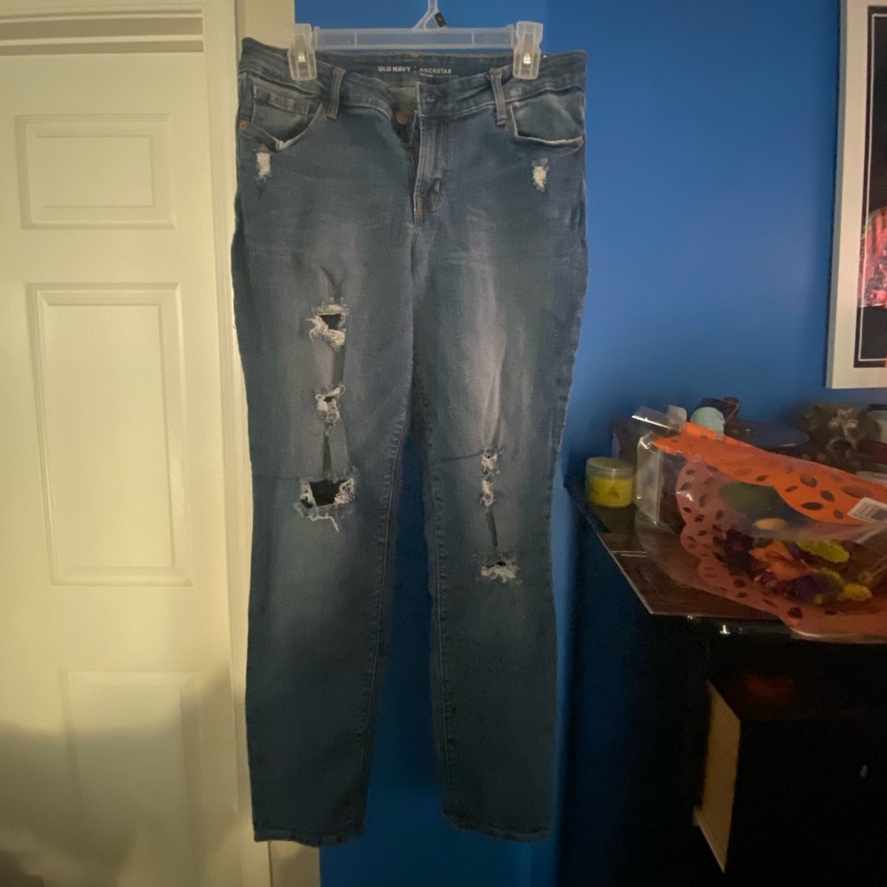 Gently worn Old Navy Rockstar Jeans